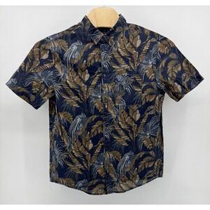 H&M Hawaiian Shirt Men's Size L‎ 100% Cotton Floral Tropical Beach Island Aloha